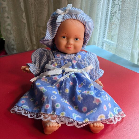 Vintage Anne Geddes Collectible Poseable Bean Bag Baby Doll - Picture 2 of 13